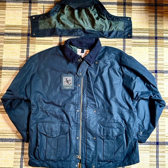 Filson Foul Weather Jacket | Harbor Blue | MSRP $395 - Picture 4 of 9